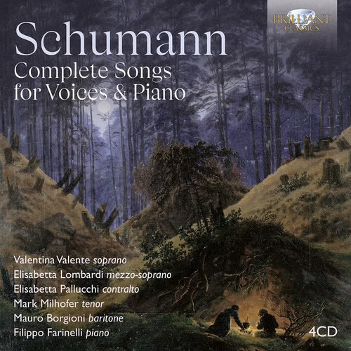 Schumann Complete Songs for Voices&Piano - Brilliant 4 cd